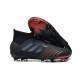 adidas Predator 19+ FG Soccer Cleats Black Red