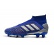 adidas Predator 19+ FG Soccer Cleats Blue Silver