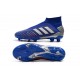adidas Predator 19+ FG Soccer Cleats Blue Silver