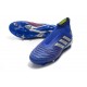 adidas Predator 19+ FG Soccer Cleats Blue Silver