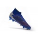 adidas Predator 19+ FG Soccer Cleats Blue Silver
