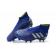 adidas Predator 19+ FG Soccer Cleats Blue Silver