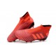 adidas Predator 19+ FG Soccer Cleats Active Red