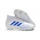 adidas Predator 19+ FG Soccer Cleats Virtuso White Blue