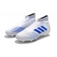 adidas Predator 19+ FG Soccer Cleats Virtuso White Blue