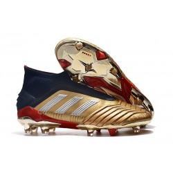 adidas Predator 19+ FG Zidane X Beckham Gold Metallic Silver Navy