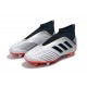 adidas Predator 19+ FG Soccer Cleats Silver Metallic Core Black