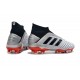 adidas Predator 19+ FG Soccer Cleats Silver Metallic Core Black