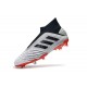 adidas Predator 19+ FG Soccer Cleats Silver Metallic Core Black