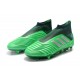 adidas Predator 19+ FG Soccer Cleats Green Silver