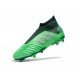 adidas Predator 19+ FG Soccer Cleats Green Silver