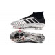 adidas Predator 19+ FG Soccer Cleats Silver Black