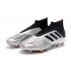 adidas Predator 19+ FG Soccer Cleats Silver Black