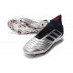 adidas Predator 19+ FG Soccer Cleats Silver Black