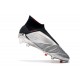 adidas Predator 19+ FG Soccer Cleats Silver Black