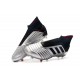 adidas Predator 19+ FG Soccer Cleats Silver Black