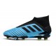 adidas Predator 19+ FG Soccer Cleats Bright Cyan Core Black