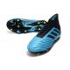 adidas Predator 19+ FG Soccer Cleats Bright Cyan Core Black