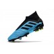 adidas Predator 19+ FG Soccer Cleats Bright Cyan Core Black