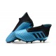 adidas Predator 19+ FG Soccer Cleats Bright Cyan Core Black