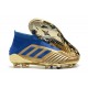adidas Predator 19+ Firm Ground Boots Gold Metallic Blue