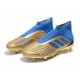 adidas Predator 19+ Firm Ground Boots Gold Metallic Blue