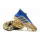 adidas Predator 19+ Firm Ground Boots Gold Metallic Blue