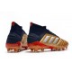 adidas Predator 19.1 FG Men's Boots Gold Silver Red