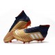 adidas Predator 19.1 FG Men's Boots Gold Silver Red