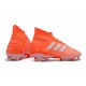 adidas Predator 19.1 FG Men's Boots Orange Silver