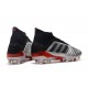 adidas Predator 19.1 FG Men's Boots Silver Black Red