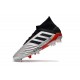 adidas Predator 19.1 FG Men's Boots Silver Black Red