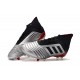 adidas Predator 19.1 FG Men's Boots Silver Black Red