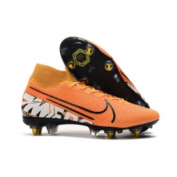 Nike Mercurial Superfly 7 Elite SG-PRO Anti-Clog Orange White