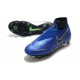 Nike Phantom VSN Elite DF SG-Pro Anti Clog Racer Blue Black Metallic Silver