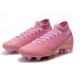 Nike Mercurial Superfly VII Elite FG Cleat Pink Gold
