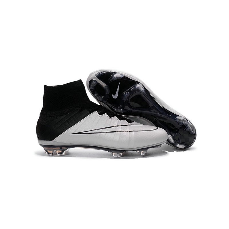 nike mercurial black white