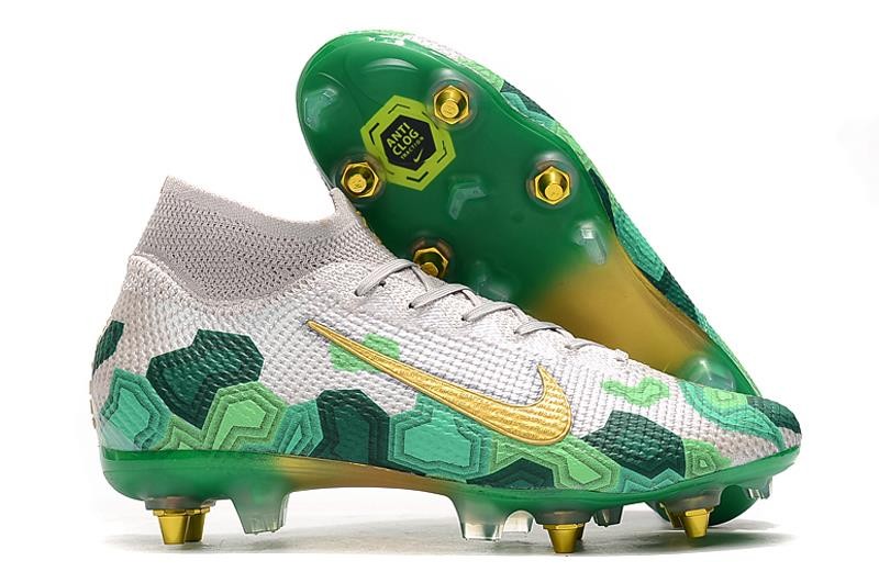 Nike Mercurial Superfly 7 Elite SG-PRO Anti-Clog Mbappé Grey Nike Mercurial Superfly 7 Elite SG-PRO Anti-Clog Mbappé Grey