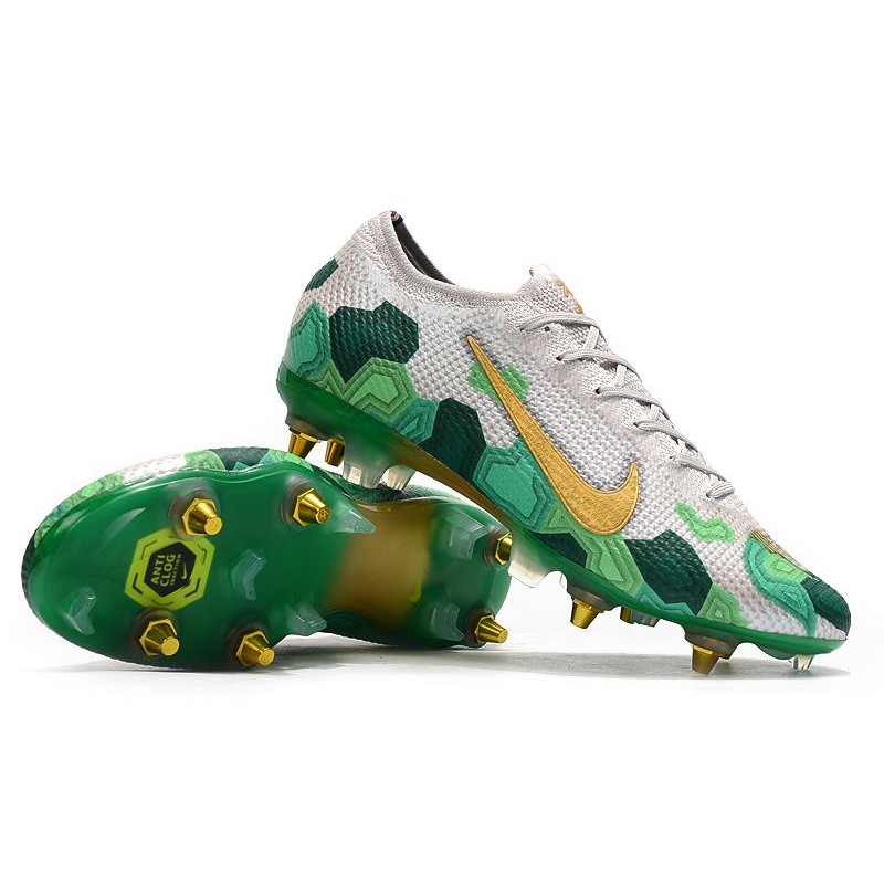 nike mercurial grey and green