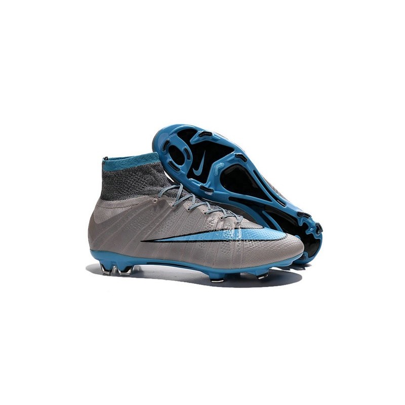 grey nike football cleats