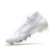 Nike Mercurial Superfly 7 AG Elite Cleats White