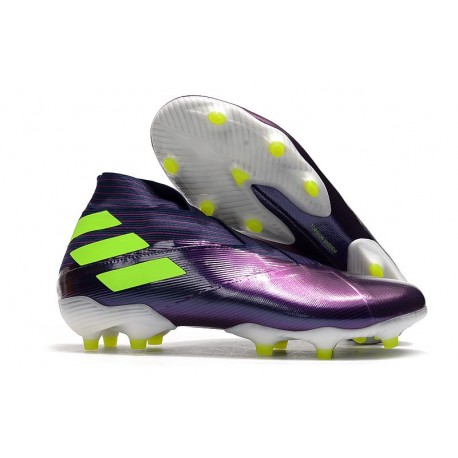 Adidas Nemeziz 19+ FG Firm Ground Boot Purple Volt