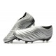 adidas Copa 20+ FG K-Leather Soccer Cleat Silver Solar Yellow