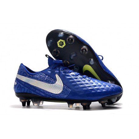 Nike Tiempo Legend VIII Elite SG-PRO AC Blue Silver