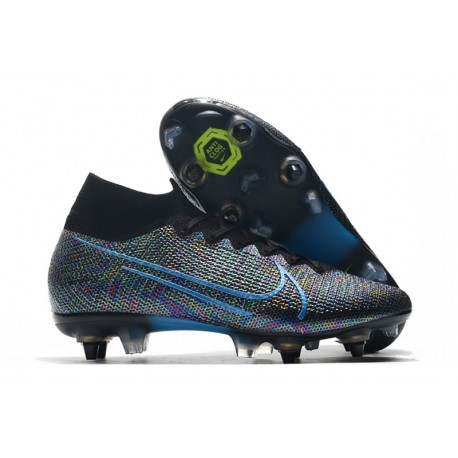 Nike Mercurial Superfly 7 Elite SG-PRO Anti-Clog Black Blue