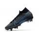 Nike Mercurial Superfly 7 Elite SG-PRO Anti-Clog Black Blue