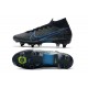 Nike Mercurial Superfly 7 Elite SG-PRO Anti-Clog Black Blue