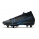 Nike Mercurial Superfly 7 Elite SG-PRO Anti-Clog Black Blue