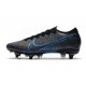 Nike Mercurial Vapor 13 Elite SG-Pro Anti-Clog Black Blue