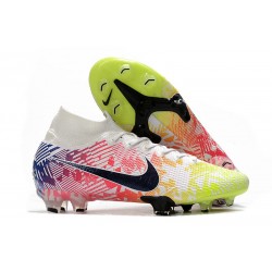 Nike Mercurial Superfly VII Elite FG Neymar White Black Racer Blue Volt